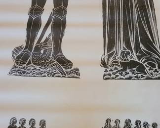 #43 Worcestershire Knight and wife 6'