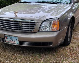2001 Cadillac DeVille offered For Sale.  Only 60,741 miles! Runs, current Registration & insurance, needs some mechanical  work