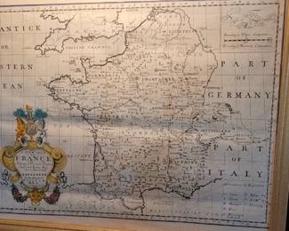 #13 A New Map of France, Dedicated to His Highness, William, Duke of Gloucester
