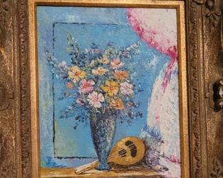Original oil on canvas, the Stiffel Collection, signed A. Johnson, Guest Bedroom