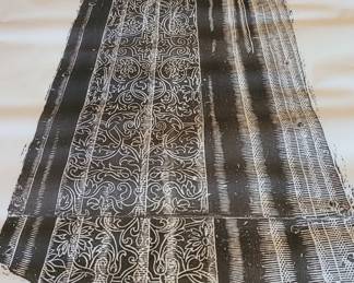 #40  brass rubbing Elizabethian Woman 6'