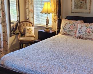 Vintage Master four poster Queen bed frame from Pennsylvania House