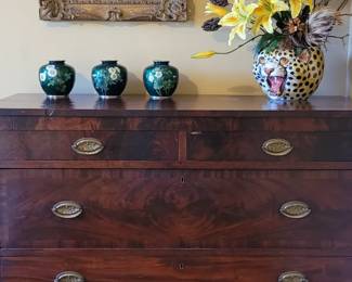 American, early 19th Century, mahogany chest of drawers