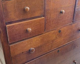 Multi-drawer dresser-garage
