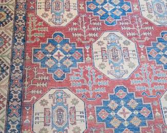 Rug in Master Bedroom #1, Pakistani Kazak, 10'6" x 6'6", very good to excellent condition, Contemporary 1945-present