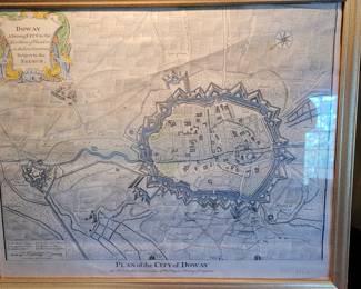 #9 Plan of City of Doway for Mr. Rapin's History of England, published 1740
