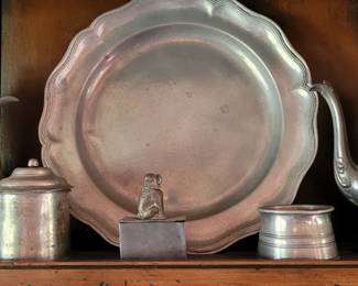 Antique pewter