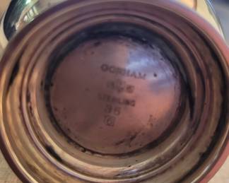 Gorham sterling silver salt and pepper shakers 5" tall, 5.563 troy ounces