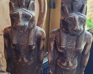 statues of Sekhmet, the Lion-headed Goddess