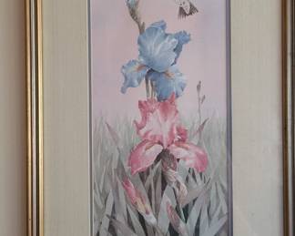 #95 Irises, signed Jerry Haynes, MBR1