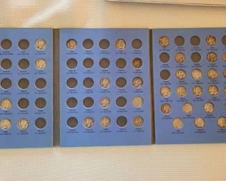 Book of 37 Mercury Dimes, .900 silver