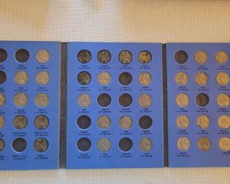 Book of Jefferson Nickels, 45 total