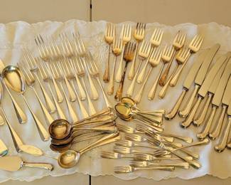 English flatware from the early 1960's "Rat Tail" pattern