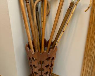 Wooden Umbrella/Cane Holder