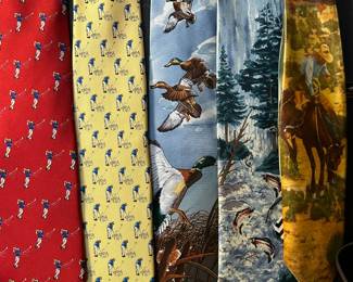 Polo, Lands End, and Christian Dior Ties