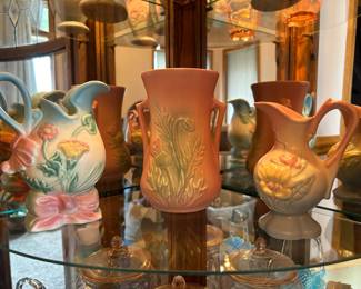 Hull Pottery Thistle, Bow Knot, Magnolia