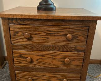 Simply Amish 3 Drawer Side Chest