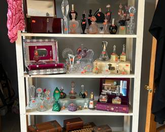 Perfume Bottle Collection and Jewelry Boxes