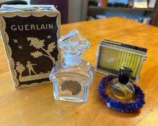 Guerlain and Tiare Perfume Bottle