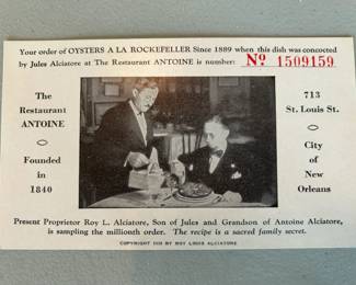 New Orleans Restaurant Antoine Post Cart