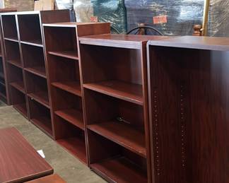 Wooden bookcases several different sizes to choose from