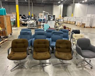 Midcentury office chairs