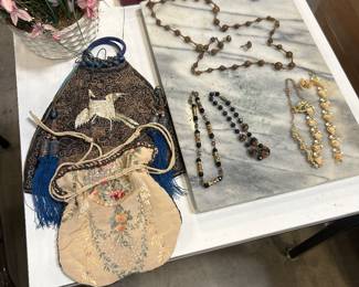 Vintage purses, and jewelry