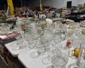 Antique and Midcentury glassware