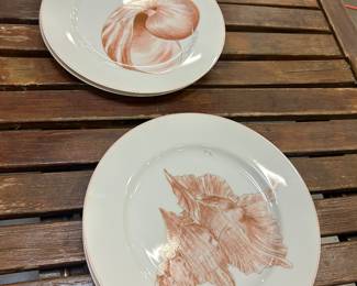  Coastal Chic Vintage Sea Shell Fitz and Floyd "Coquille" Pattern Dinnerware 