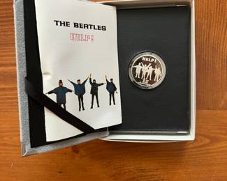 Beatles Help Collectible Silver Coin 