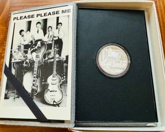 Beatles Please Please Me Silver Collectible Coin