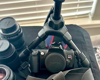 Canon & Olympus Cameras, TriPod & Lenses
