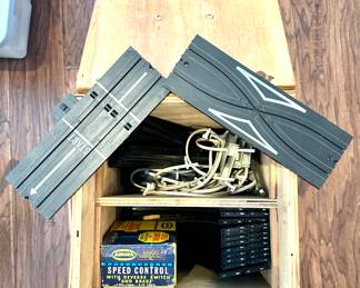 Vintage Aurora Slot Car Track