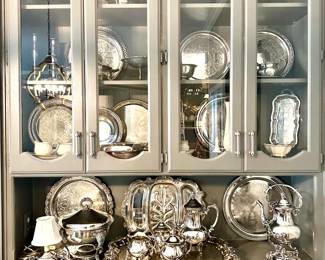 Large Selection of Silver Plate Hollowware