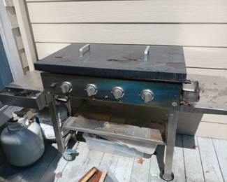 Blackstone grill propane flat top griddle