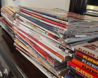 Playboy magazines