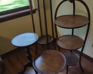 Vintage plant stands