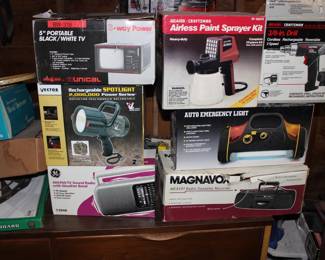 assorted tools and garage items