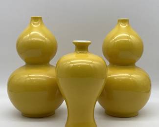 Jingdezhen Feng Shui Gourd Vases