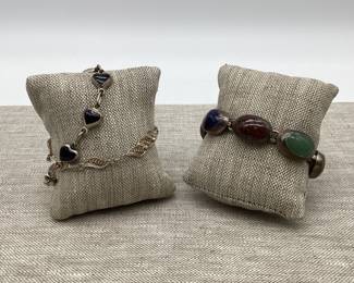 Sterling Silver w/Stones