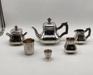 J.M. Van Kempen & Son Dutch Silver Tea Set