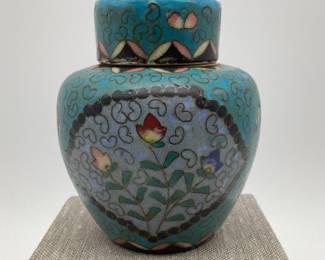 19th C. Meiji Shippo Ginger Jar