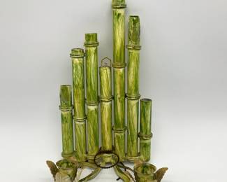Metal Bamboo Pan Flute Sconce