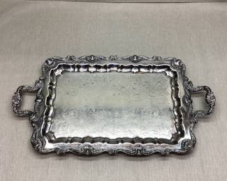 English Silver-Plated Tray