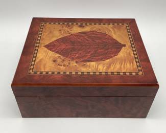 Tobacco Leaf Cigar Humidor