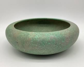 1916 Roseville Carnelian Bowl