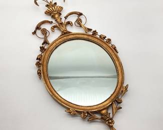 Antique Neoclassical Gold Gilt Mirror