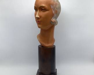 1930s Art Deco Spiegel Mannequin Bust