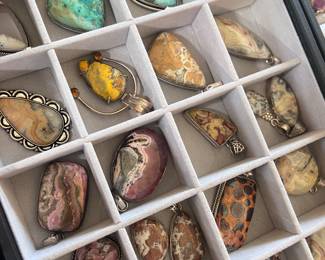 So many sterling pendants