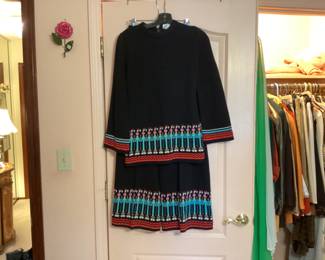 Yvonne of Beverly Hills knit sweater and pants with Yei 